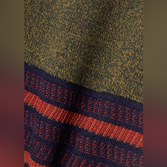 NWT Wales Bonner Fusion striped wool-blend knit green dress - Picture 8 of 9